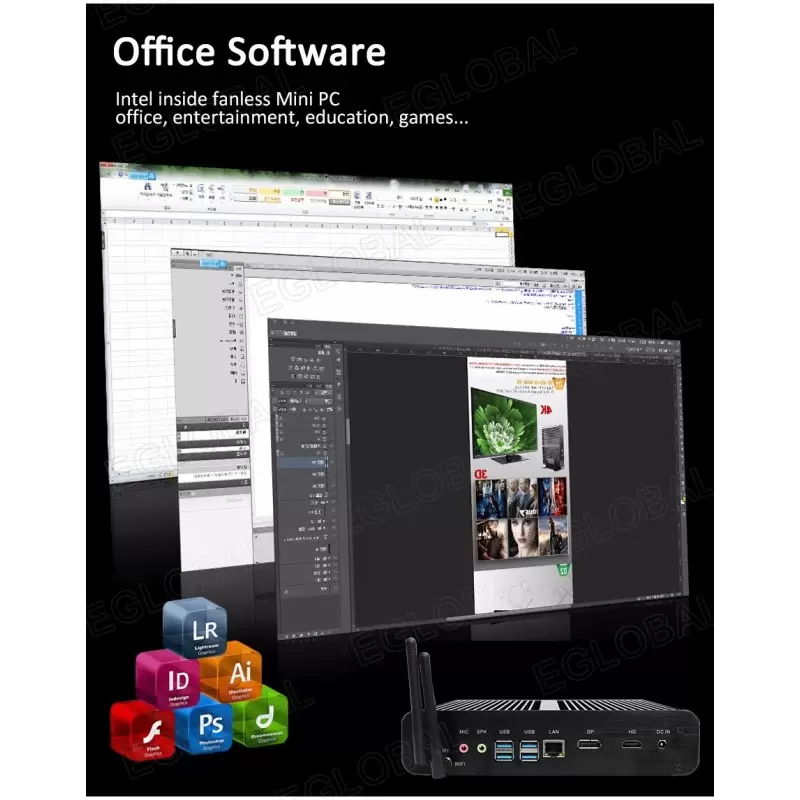 مینی باکس صنعتی کاربردی Core i7-10510U DDR4 مدل kc5109 - کویر کامپیوتر