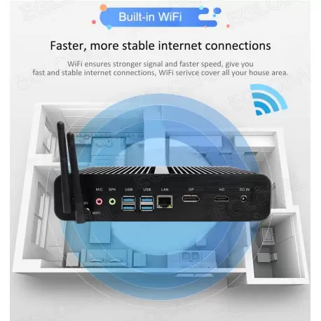 مینی باکس صنعتی کاربردی Core i7-10510U DDR4 مدل kc5109 - کویر کامپیوتر