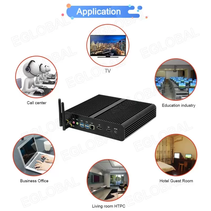 مینی باکس صنعتی کاربردی Core i7-10510U DDR4 مدل kc5109 - کویر کامپیوتر