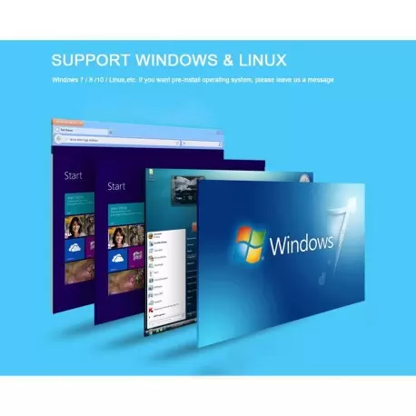 باکس صنعتی و کاربردی و بسیار حرفه ای CPU Core i3-4005u با 2 پورت لن و 2 پورت سریال مدل kc5104