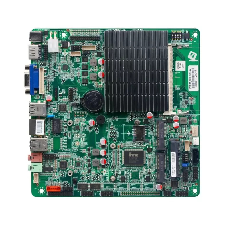 مادربردچهار هسته ای j1900 بدون فن صنعتی/2 پورت کام/ مدل kc5001 - کویر کامپیوتر
