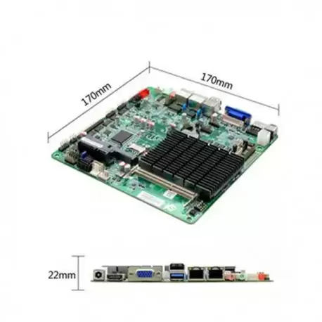 مادربرد 4 هسته ای j1900- شش پورت سریال kc5003 کویرکامپیوتر