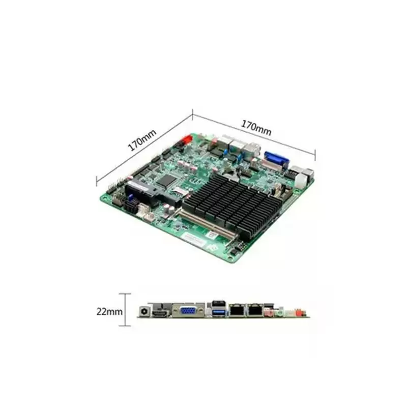 مادربرد 4 هسته ای j1900- شش پورت سریال kc5003 کویرکامپیوتر