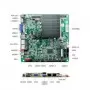 مادربرد 4 هسته ای j1900- شش پورت سریال kc5003 کویرکامپیوتر