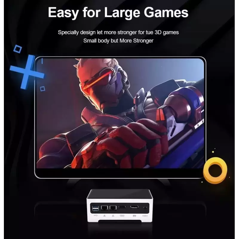 مینی باکس اداری رومیزی خانگی Core i7-1165G7 DDR4 دارای فن مدل KC5112 - کویر کامپیوتر