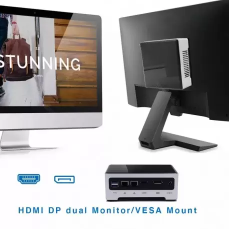 مینی باکس اداری رومیزی خانگی Core i7-1165G7 DDR4 دارای فن مدل KC5112 - کویر کامپیوتر