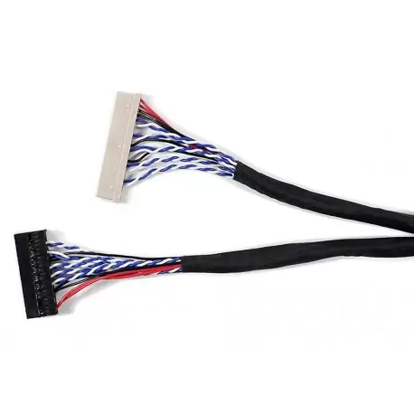 کابل LVDS 20pin استاندارد 60 سانتی مخصوص انواع lcd 15 inch - کویر کامپیوتر