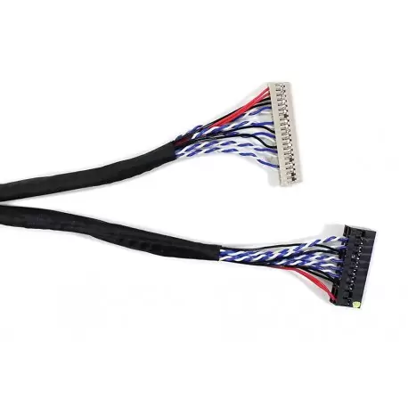 کابل LVDS 20pin استاندارد 60 سانتی مخصوص انواع lcd 15 inch - کویر کامپیوتر