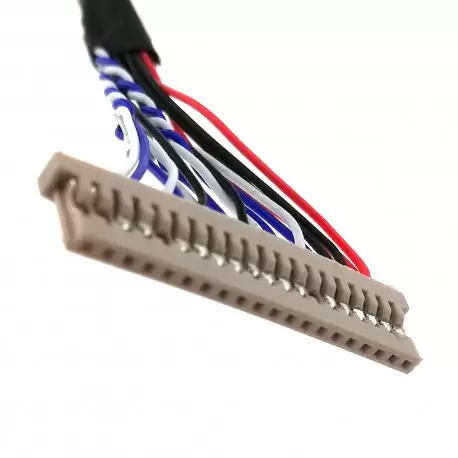 کابل LVDS 20pin استاندارد 60 سانتی مخصوص انواع lcd 15 inch - کویر کامپیوتر