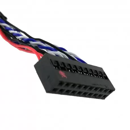 کابل LVDS 20pin استاندارد 60 سانتی مخصوص انواع lcd 15 inch - کویر کامپیوتر