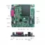  مادربردچهار هسته ای j1900 بدون فن صنعتی/یک پورتLPT/دو پورت کام/یک پورت لن/17*17 -مدل kc5013  کویرکامپیوتر