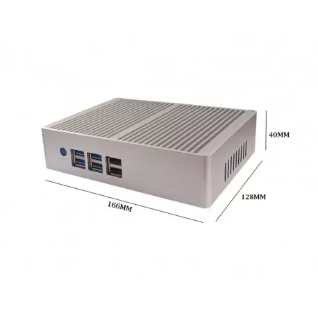 مینی باکس  صنعتی کاربردی  و بدون فن CORE I3 - 5005u مدل kc5201 -کویرکامپیوتر