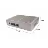 مینی باکس  صنعتی کاربردی  و بدون فن CORE I3 - 5005u مدل kc5201 -کویرکامپیوتر