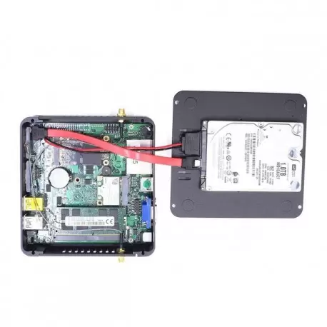 باکس صنعتی و کاربردی و بسیار حرفه ای CPU j4125  با 2پورت لن و 2پورت سریال مدل kc5103- کویرکامپیوتر