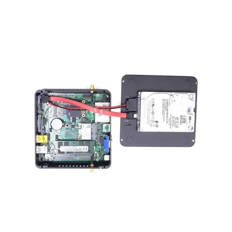 باکس صنعتی و کاربردی و بسیار حرفه ای CPU j4125  با 2پورت لن و 2پورت سریال مدل kc5103- کویرکامپیوتر