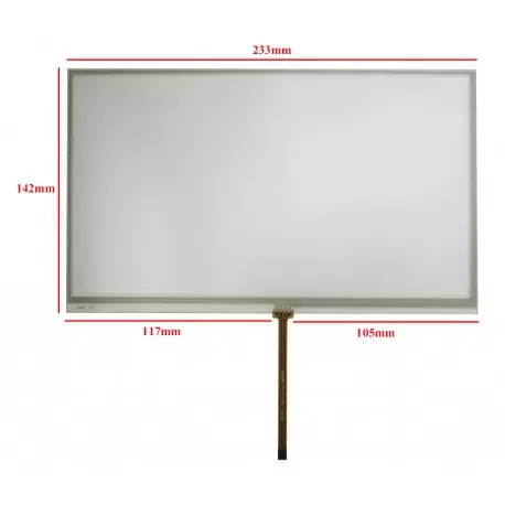 resistive Touch 10.1 تاچ مقاومتی 10.1 اینچ-مدل راست فلت