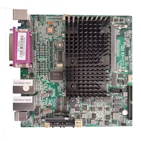 مادربردصنعتی اداریD525 motherboard بدون فن /4 پورت کام/قابلیت اتصال هارد 2.5 اینچ/17*17 -مدل kc5012