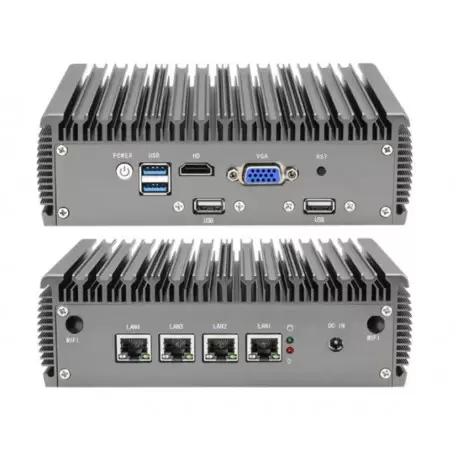 مینی باکس صنعتی و کاربردی و بسیار حرفه ای CPU N5095 با 4 پورت لن 2.5 گیگ مدل kc5203 - کویر کامپیوتر 