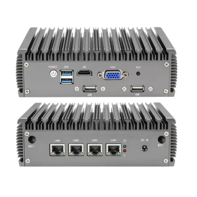 مینی باکس صنعتی و کاربردی و بسیار حرفه ای CPU N5095 با 4 پورت لن 2.5 گیگ مدل kc5203 - کویر کامپیوتر 