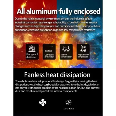 مینی باکس صنعتی و کاربردی و بسیار حرفه ای CPU N5095 با 4 پورت لن 2.5 گیگ مدل kc5203 - کویر کامپیوتر 