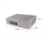 مینی باکس  صنعتی کاربردی  و بدون فن CORE I3 - 4005u مدل kc5209 -کویرکامپیوتر