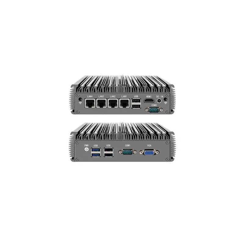 باکس صنعتی و کاربردی و بسیار حرفه ای Box j4125 4Lan philip  با 4پورت لن و 2پورت سریال مدل kc5216