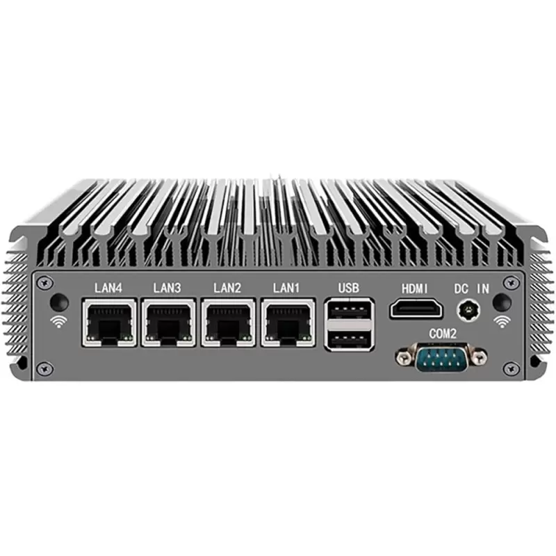 باکس صنعتی و کاربردی و بسیار حرفه ای Box j4125 4Lan philip  با 4پورت لن و 2پورت سریال مدل kc5216