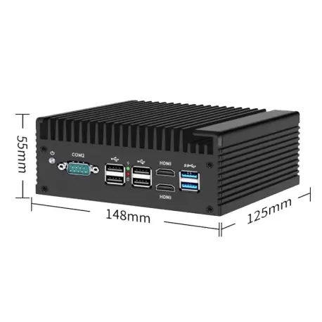 مینی باکس Intel  Processor N100 6M Cache, up to 3.40 GHz-بدون فن-مدل kc5314-کویر کامپیوتر