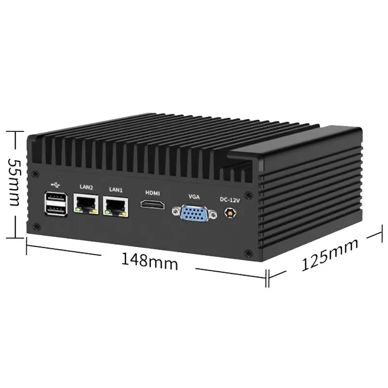 مینی کامپیوتر 2lan 2com - Intel Core i7-7500U Processor 4M Cache, up to 3.50 GHz-بدون فن مدلkc5310-کویر کامپیوتر