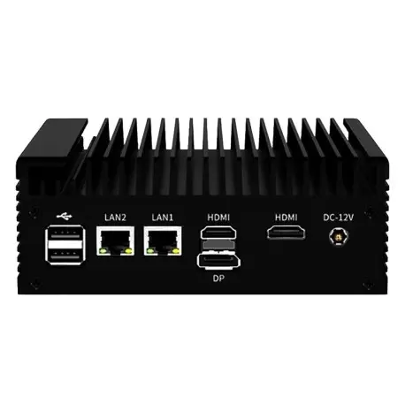 مینی باکسIntel Processor N100 6M Cache, up to 3.40 GHz-بدون فن-2lan 2com-مدل kc5313-کویر کامپیوتر.