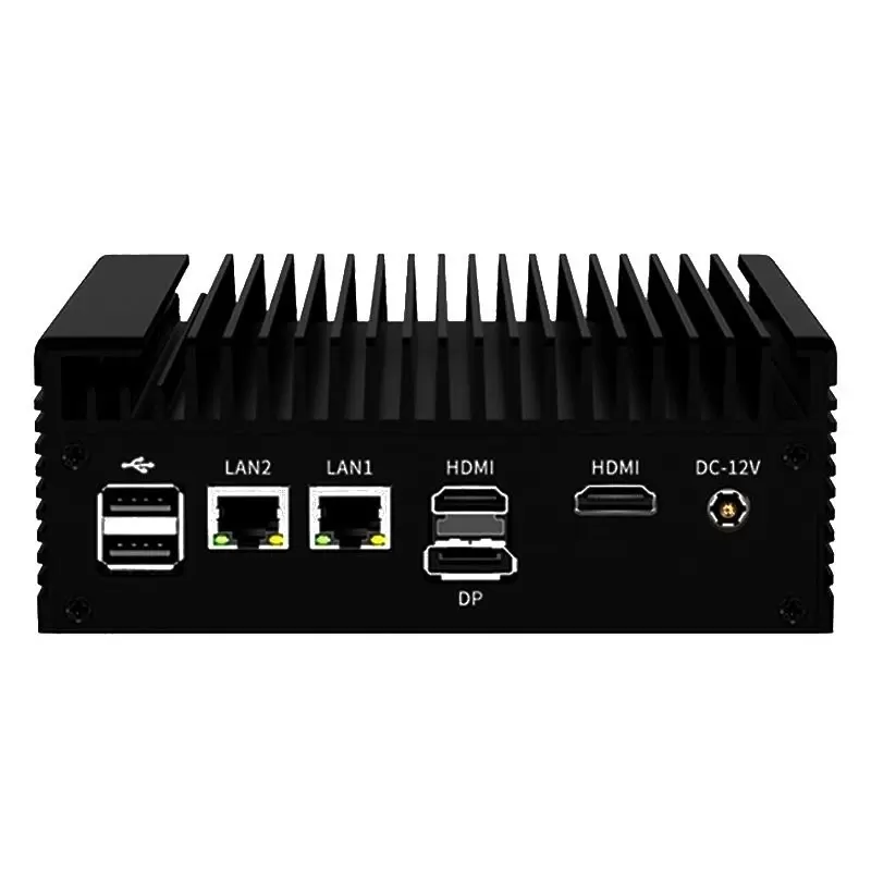 مینی باکسIntel Processor N100 6M Cache, up to 3.40 GHz-بدون فن-2lan 2com-مدل kc5313-کویر کامپیوتر.