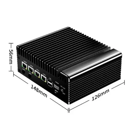 مینی باکسIntel Processor N150 6M Cache, up to 3.60 GHz-بدون فن -مدل kc5315-کویر کامپیوتر