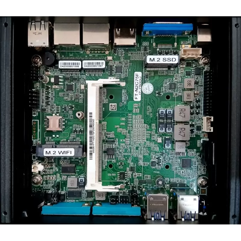 مینی کامپیوتر 2lan 2com - Intel Core i7-7500U Processor 4M Cache, up to 3.50 GHz-بدون فن مدلkc5310-کویر کامپیوتر