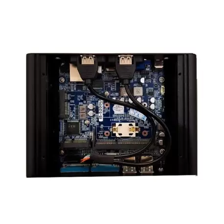 کامپیوترصنعتی و کاربردی CPU Core i5-5200u  با 2پورت لن و2پورت سریال مدل kc5210 - کویرکامپیوتر.
