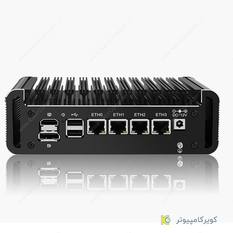 مینی باکس -Intel® Celeron® Processor J6413 1.5M Cache, up to 3.00 GHz-4lan-dd4-مدلkc5321-کویر کامپیوتر .