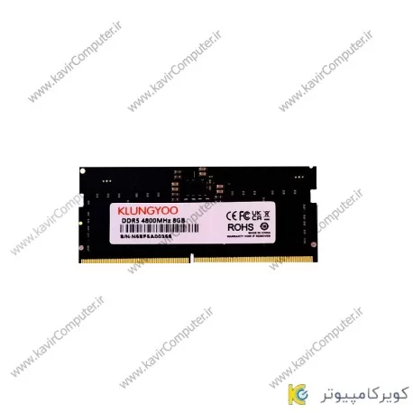 این رم یک حافظه نو و تست‌شده DDR5 با سرعت 4800 مگاهرتز و ظرفیت 8 گیگابایت کویر کامپیوتر.