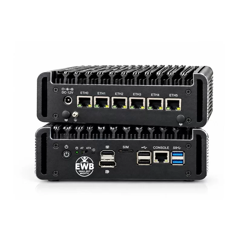 مینی باکس Intel® Celeron® Processor J6413 1.5M Cache, up to 3.00 GHz-6 lan -ddr4--کویر کامپیوتر.