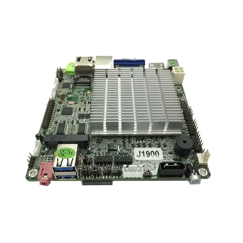  motherboard J1900 مادر برد 4 هسته ای سایز 12* 12 دو پورت LANبا ساپورت مستقیم پنل مدل kc5004 